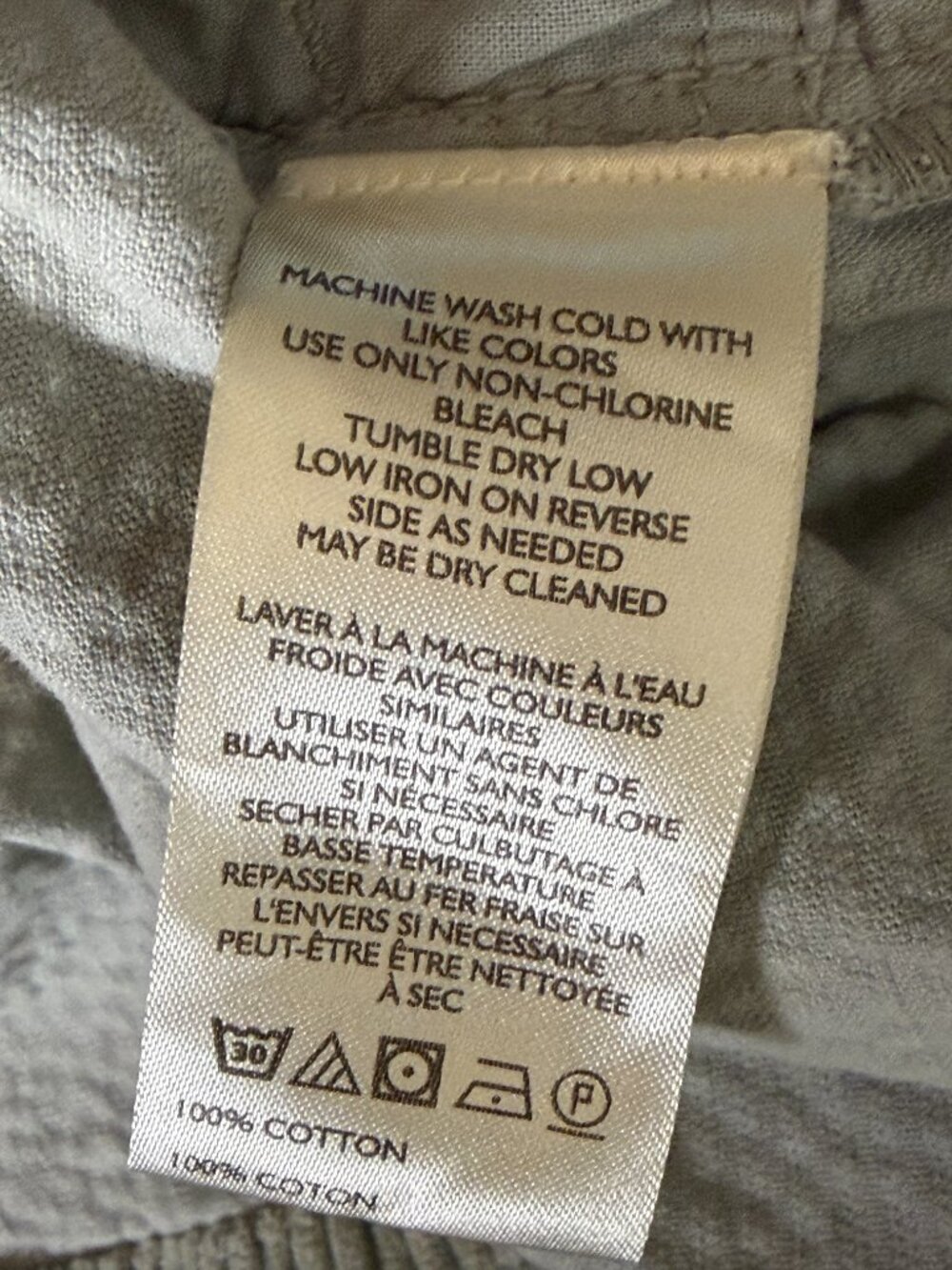 Pilcro Anthropologie The Tillie Relaxed Shacket Corduroy Jacket Gray XS - Picture 10 of 10